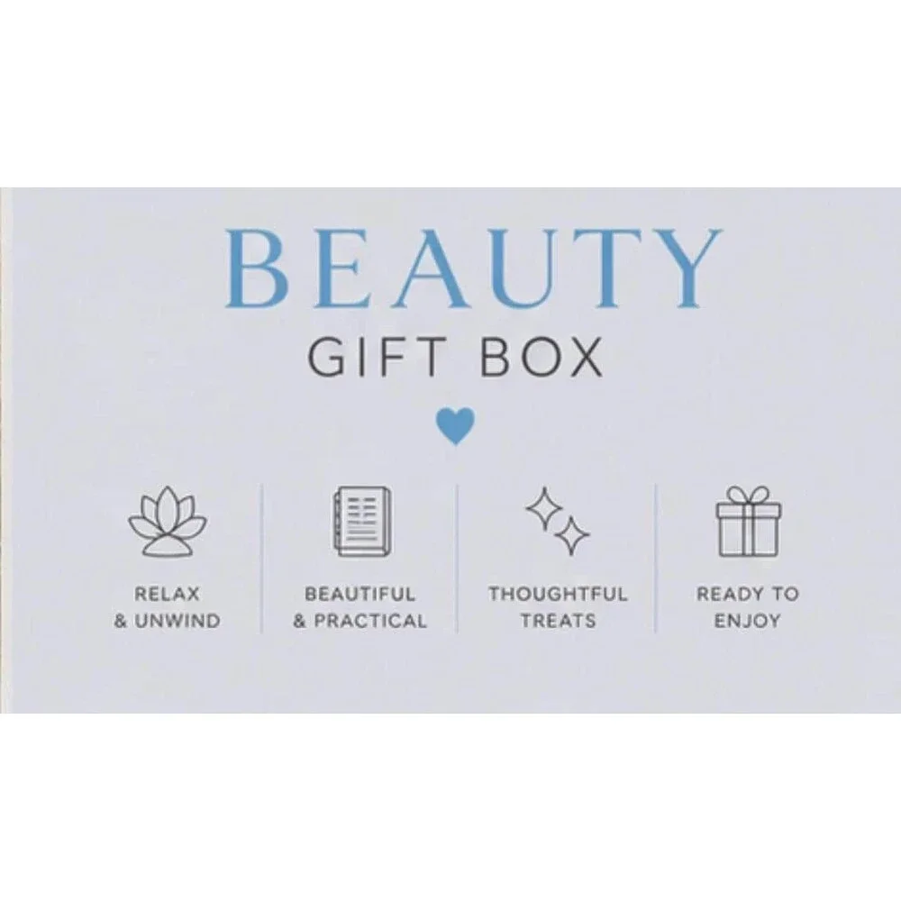 Blue Self Care Gift Box for Women | Spa Gift Basket | Relaxation Gift Set | Birt